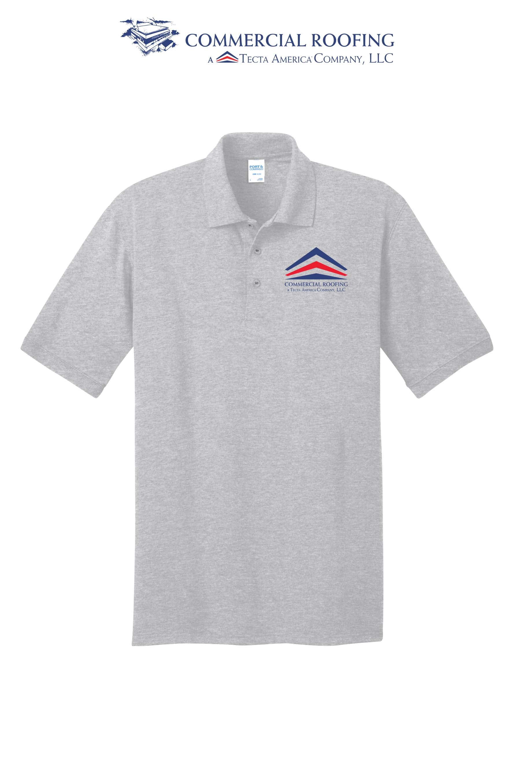 Port & Co™ Core Blend Jersey Knit Polo - Commercial Roofing