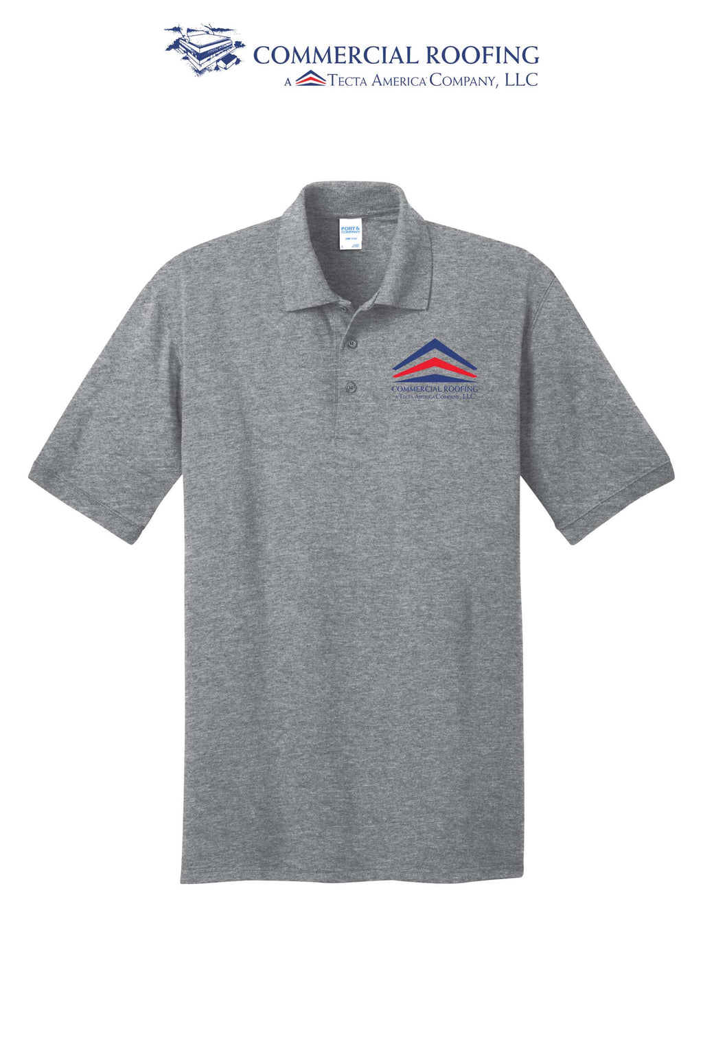 Port & Co™ Core Blend Jersey Knit Polo - Commercial Roofing