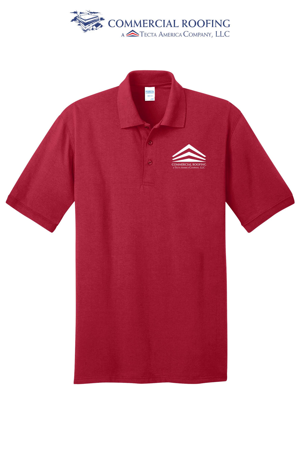 Port & Co™ Core Blend Jersey Knit Polo - Commercial Roofing