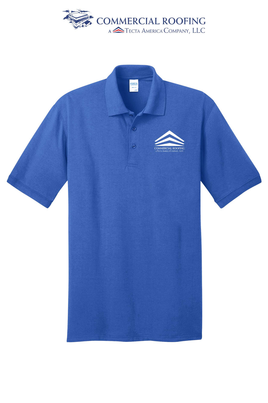 Port & Co™ Core Blend Jersey Knit Polo - Commercial Roofing