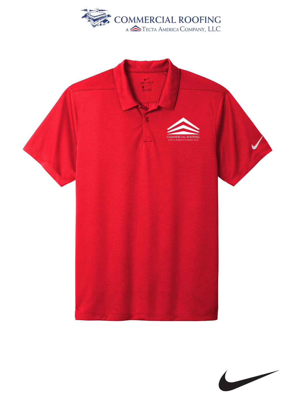 Nike Dry Essential Solid Polo - Commercial Roofing