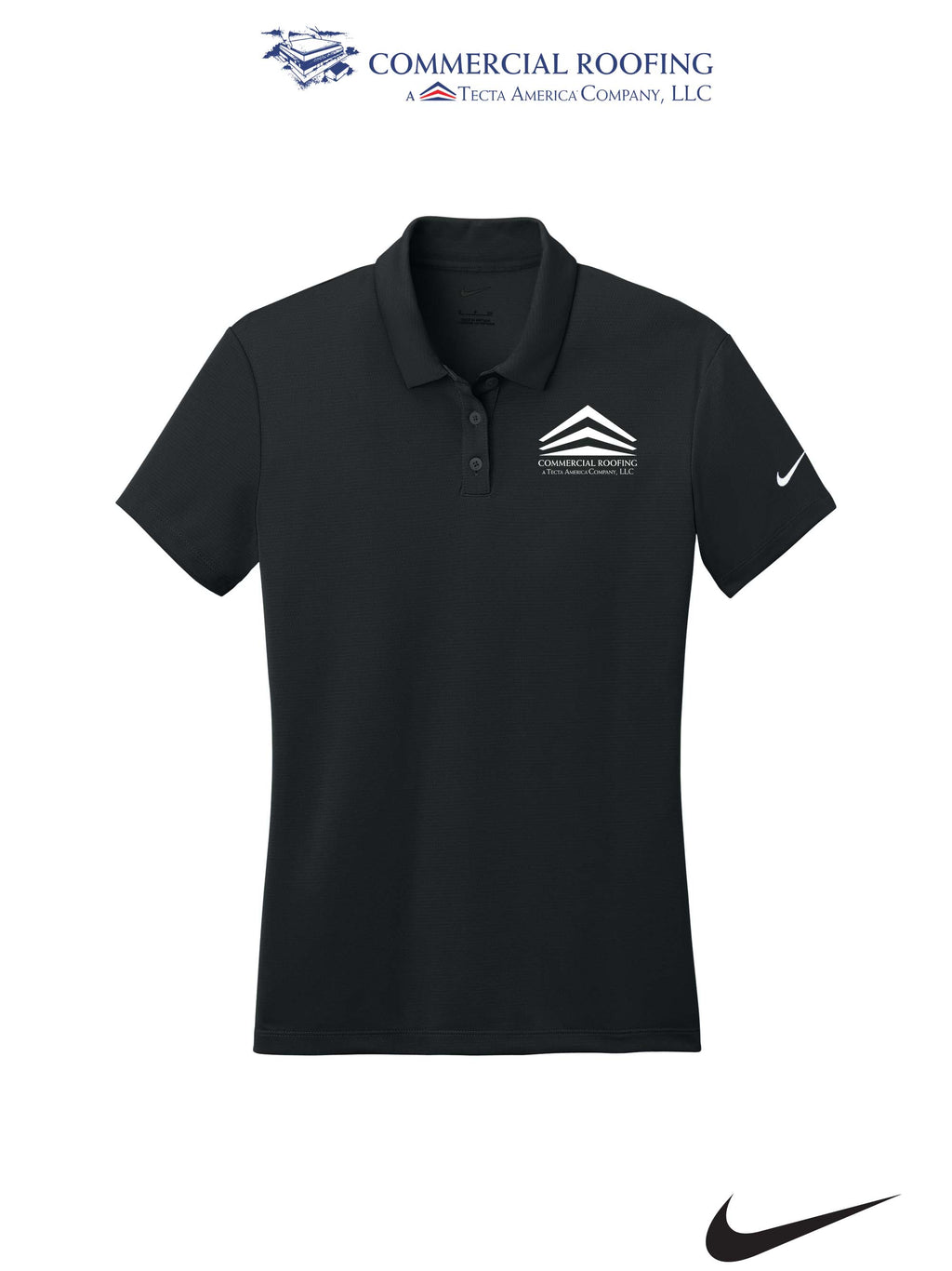 Nike Women's Dry Essential Solid Polo - Commercial Roofing