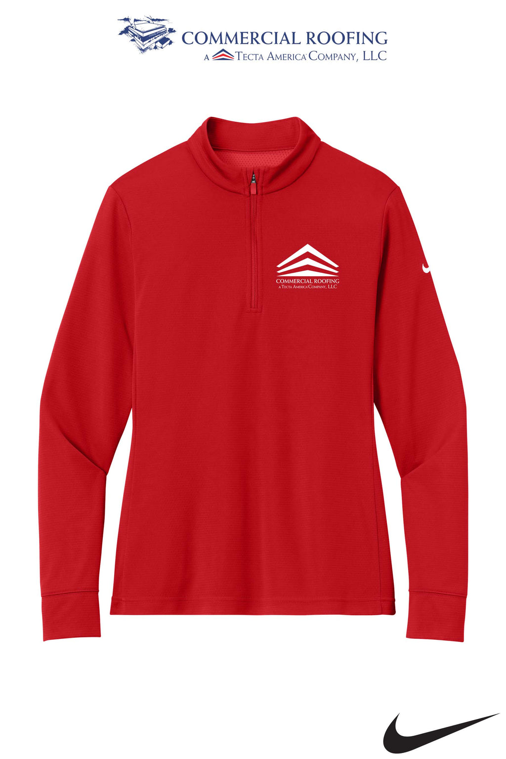 Nike Women’s Essential 1/2-Zip Cover-Up - Commercial Roofing