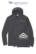 Port & Co™ Performance Pullover Hooded UPF50 Tee - Commercial Roofing