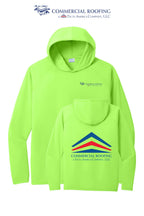 Port & Co™ Performance Pullover Hooded UPF50 Tee - Commercial Roofing