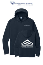 Port & Co™ Performance Pullover Hooded UPF50 Tee - Commercial Roofing
