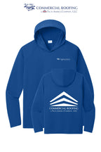 Port & Co™ Performance Pullover Hooded UPF50 Tee - Commercial Roofing