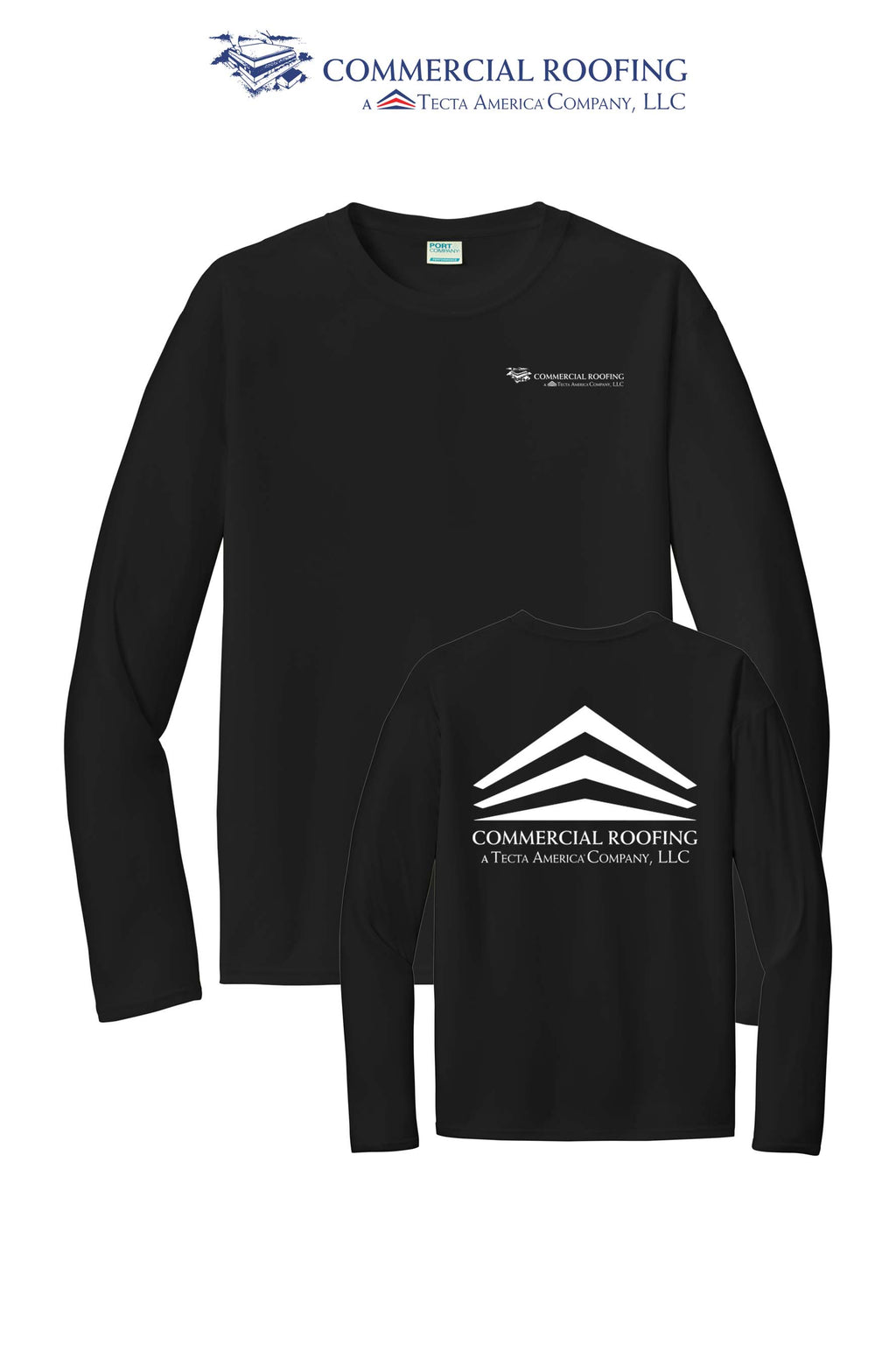 Port & Co™ Performance UPF 50 Long Sleeve - Commercial Roofing