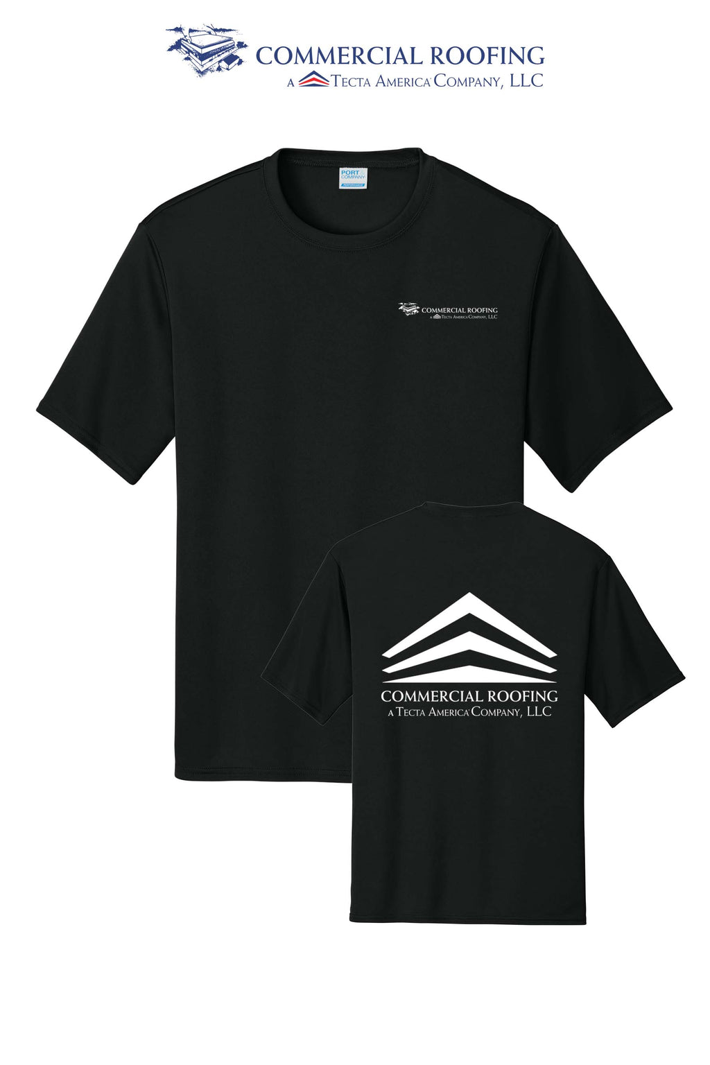 Port & Co™ Performance UPF 50 Tee - Commercial Roofing