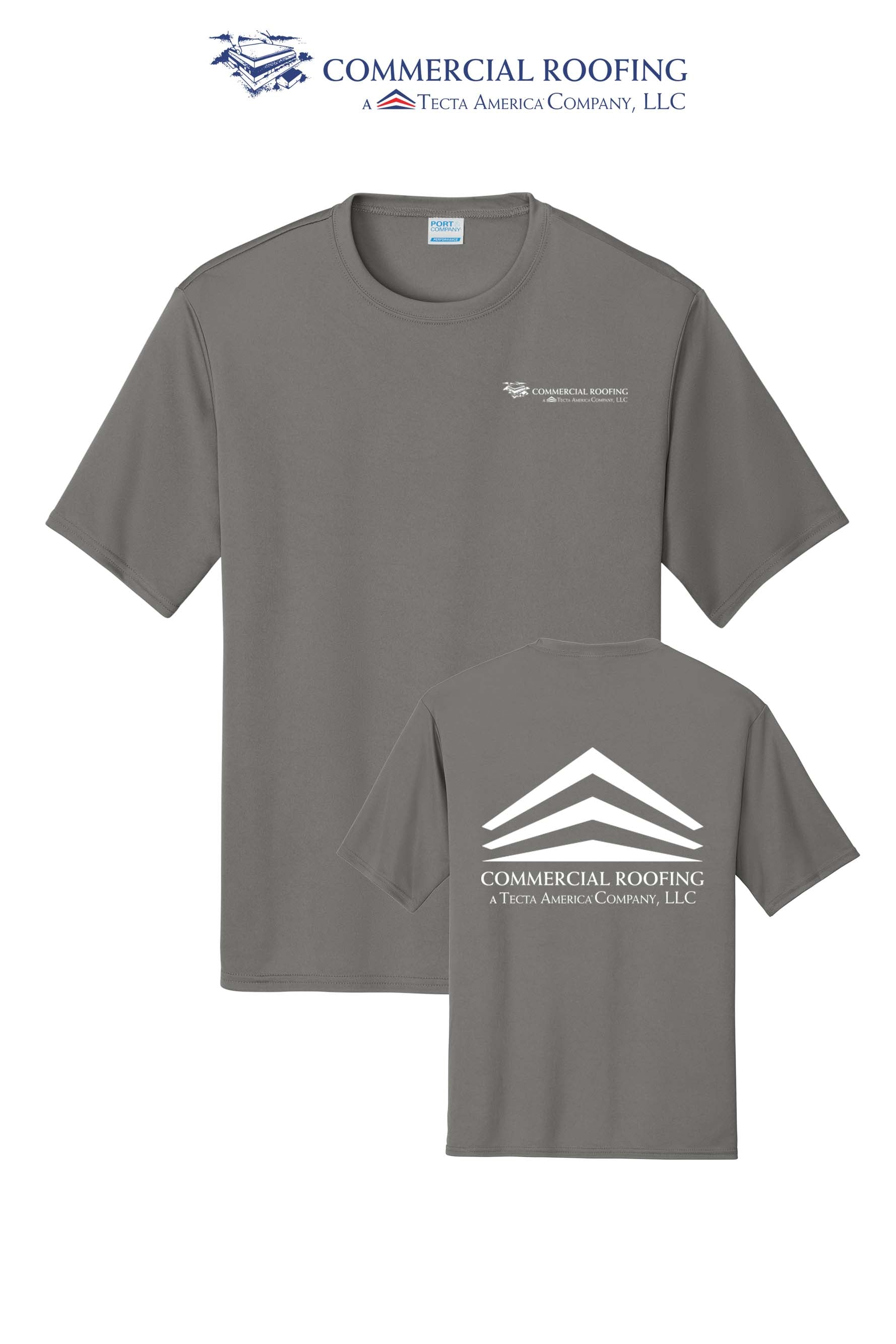 Port & Co™ Performance UPF 50 Tee - Commercial Roofing