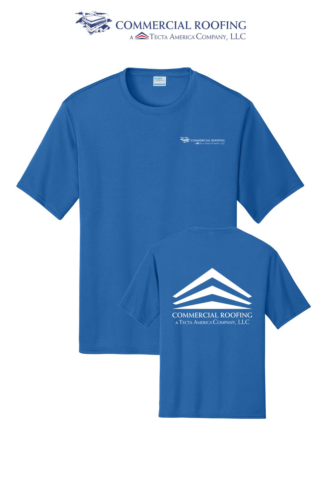 Port & Co™ Performance UPF 50 Tee - Commercial Roofing