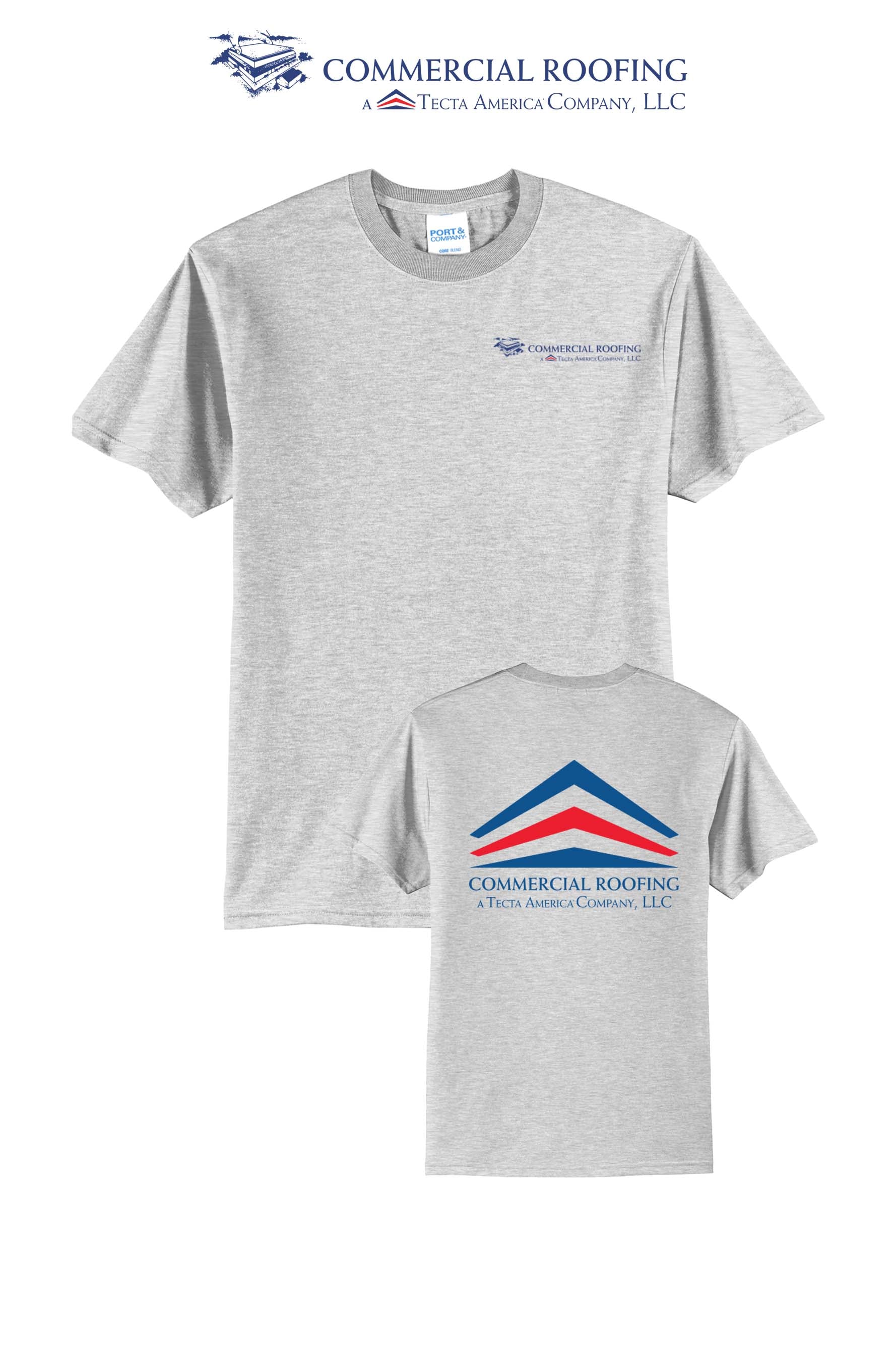 Port & Co™ Core Blend Tee - Commercial Roofing