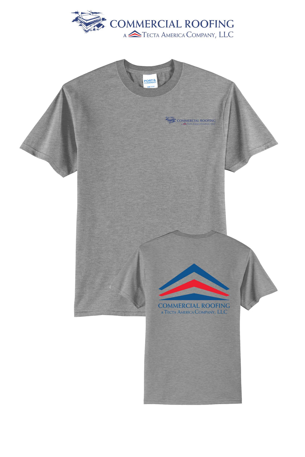 Port & Co™ Core Blend Tee - Commercial Roofing