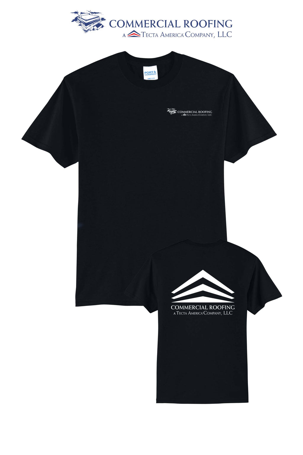 Port & Co™ Core Blend Tee - Commercial Roofing