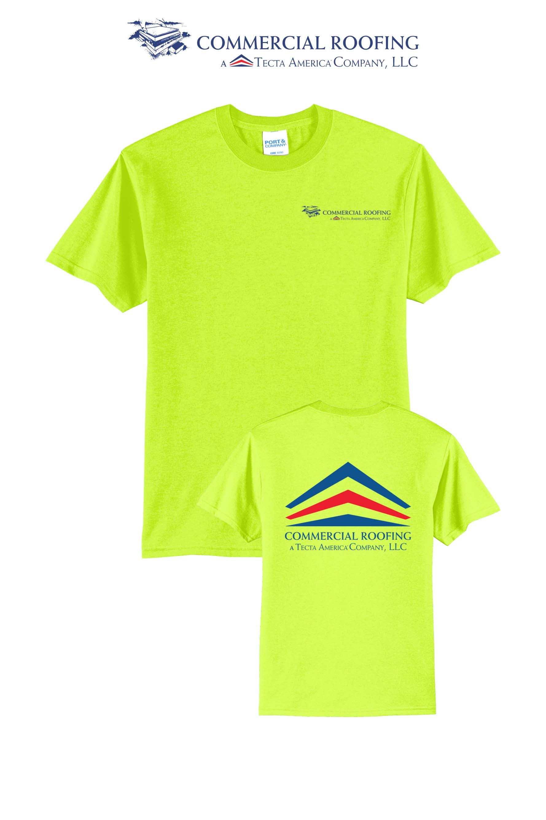 Port & Co™ Core Blend Tee - Commercial Roofing