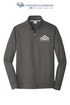 Port & Co™ Performance Fleece 1/4-Zip Pullover Sweatshirt - Commercial Roofing