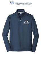 Port & Co™ Performance Fleece 1/4-Zip Pullover Sweatshirt - Commercial Roofing