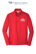 Port & Co™ Performance Fleece 1/4-Zip Pullover Sweatshirt - Commercial Roofing