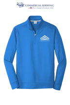 Port & Co™ Performance Fleece 1/4-Zip Pullover Sweatshirt - Commercial Roofing