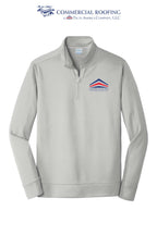 Port & Co™ Performance Fleece 1/4-Zip Pullover Sweatshirt - Commercial Roofing