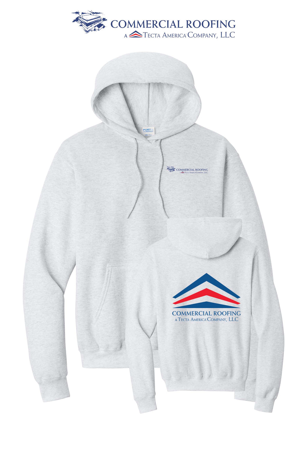 Port & Co™ Core Fleece Pullover Hooded Sweatshirt - Commercial Roofing