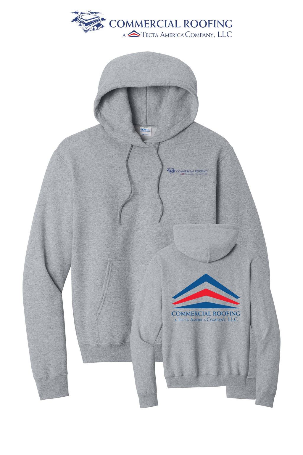 Port & Co™ Core Fleece Pullover Hooded Sweatshirt - Commercial Roofing