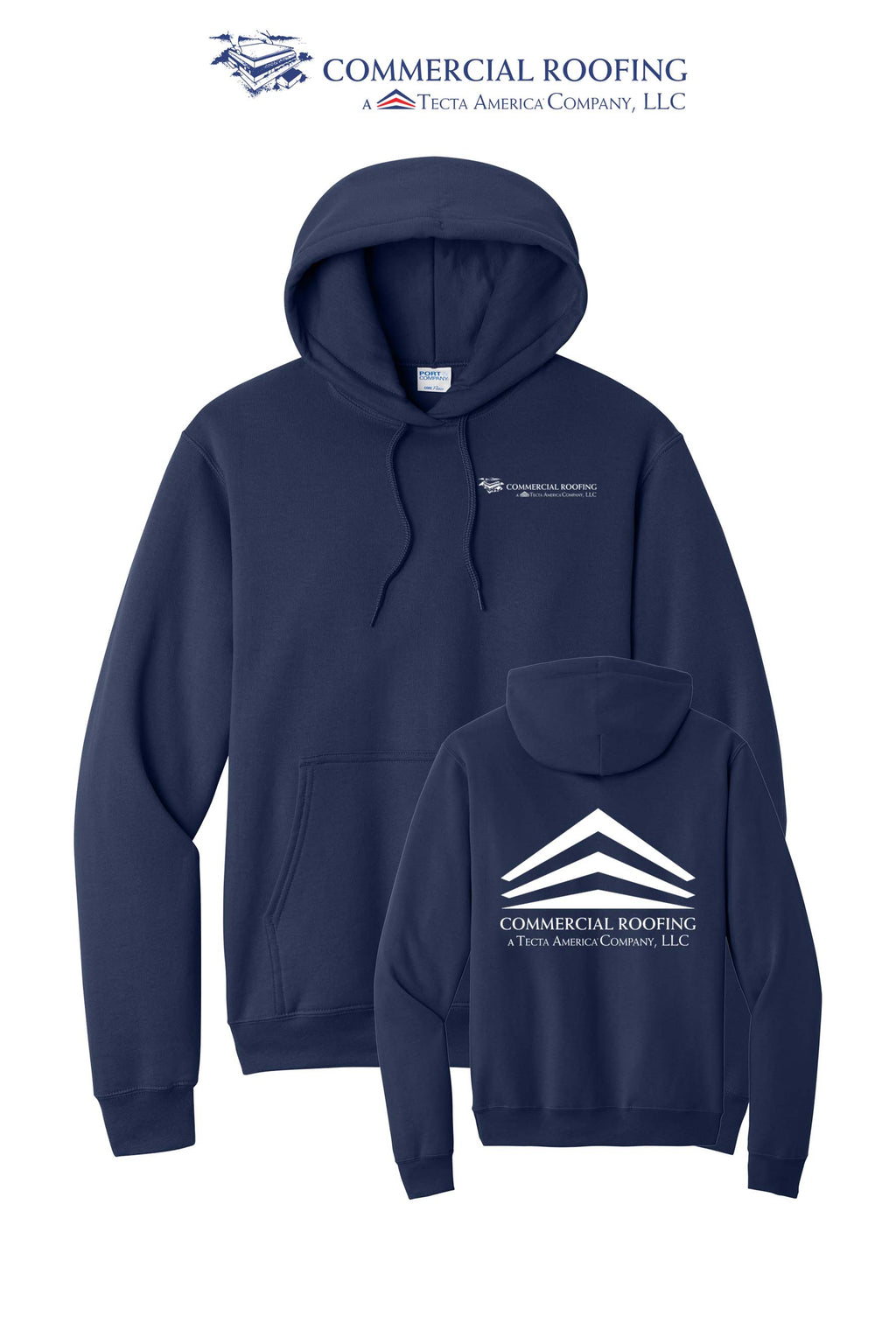 Port & Co™ Core Fleece Pullover Hooded Sweatshirt - Commercial Roofing