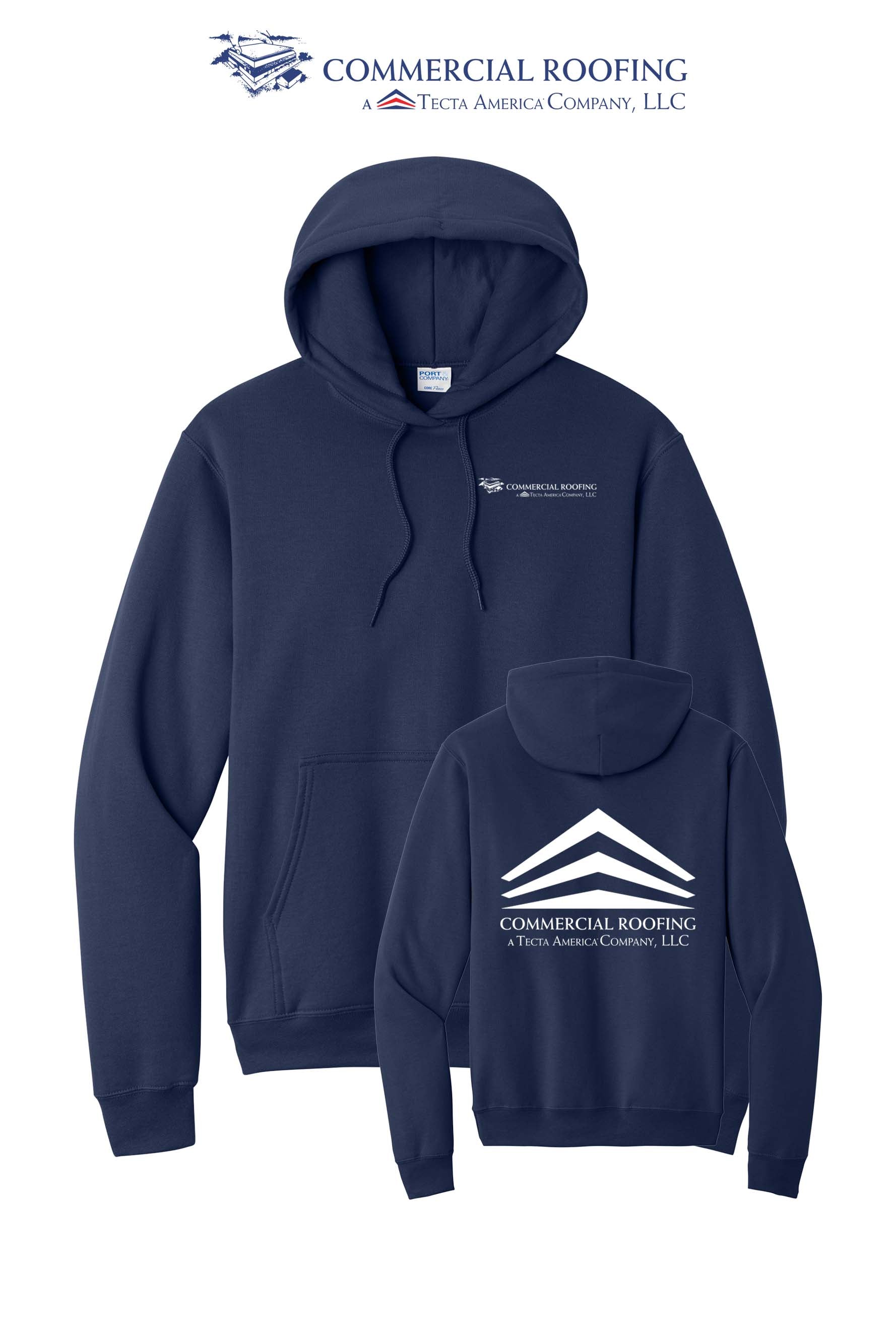 Port & Co™ Core Fleece Pullover Hooded Sweatshirt - Commercial Roofing