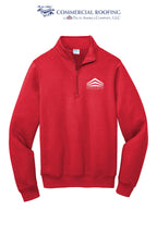 Port & Co™ Core Fleece 1/4-Zip Pullover Sweatshirt - Commercial Roofing