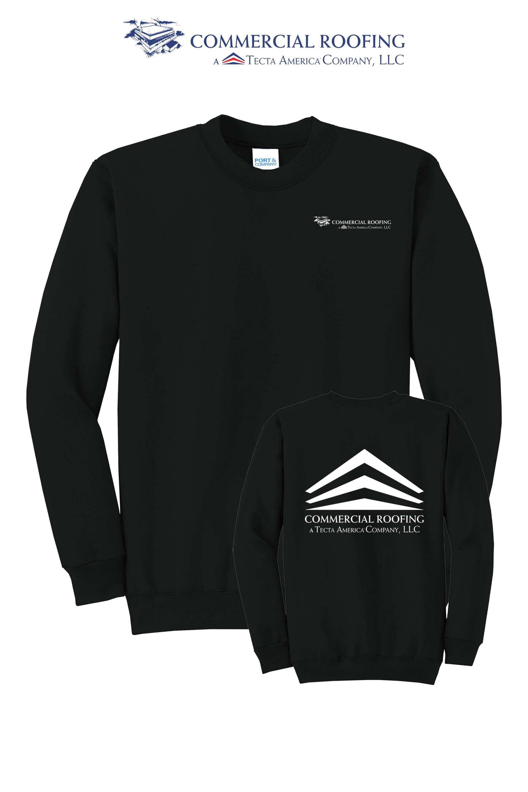 Port & Co™ Core Fleece Crewneck Sweatshirt - Commercial Roofing