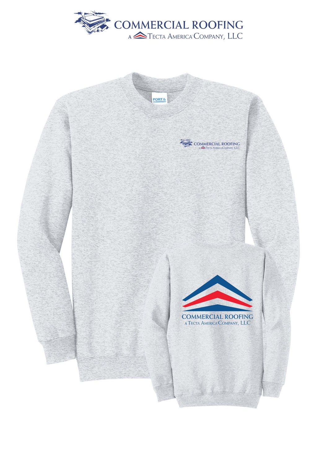 Port & Co™ Core Fleece Crewneck Sweatshirt - Commercial Roofing
