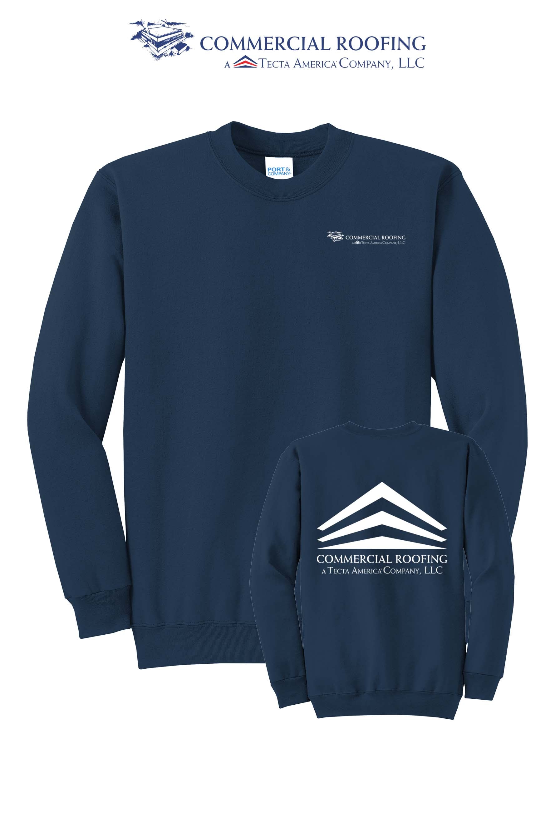 Port & Co™ Core Fleece Crewneck Sweatshirt - Commercial Roofing
