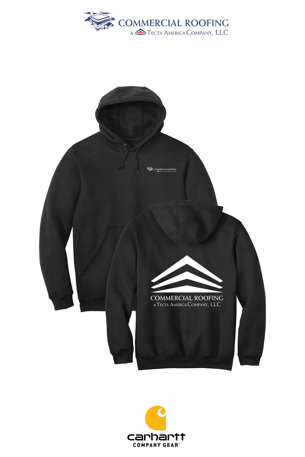 Carhartt® Midweight Hooded Sweatshirt - Commercial Roofing