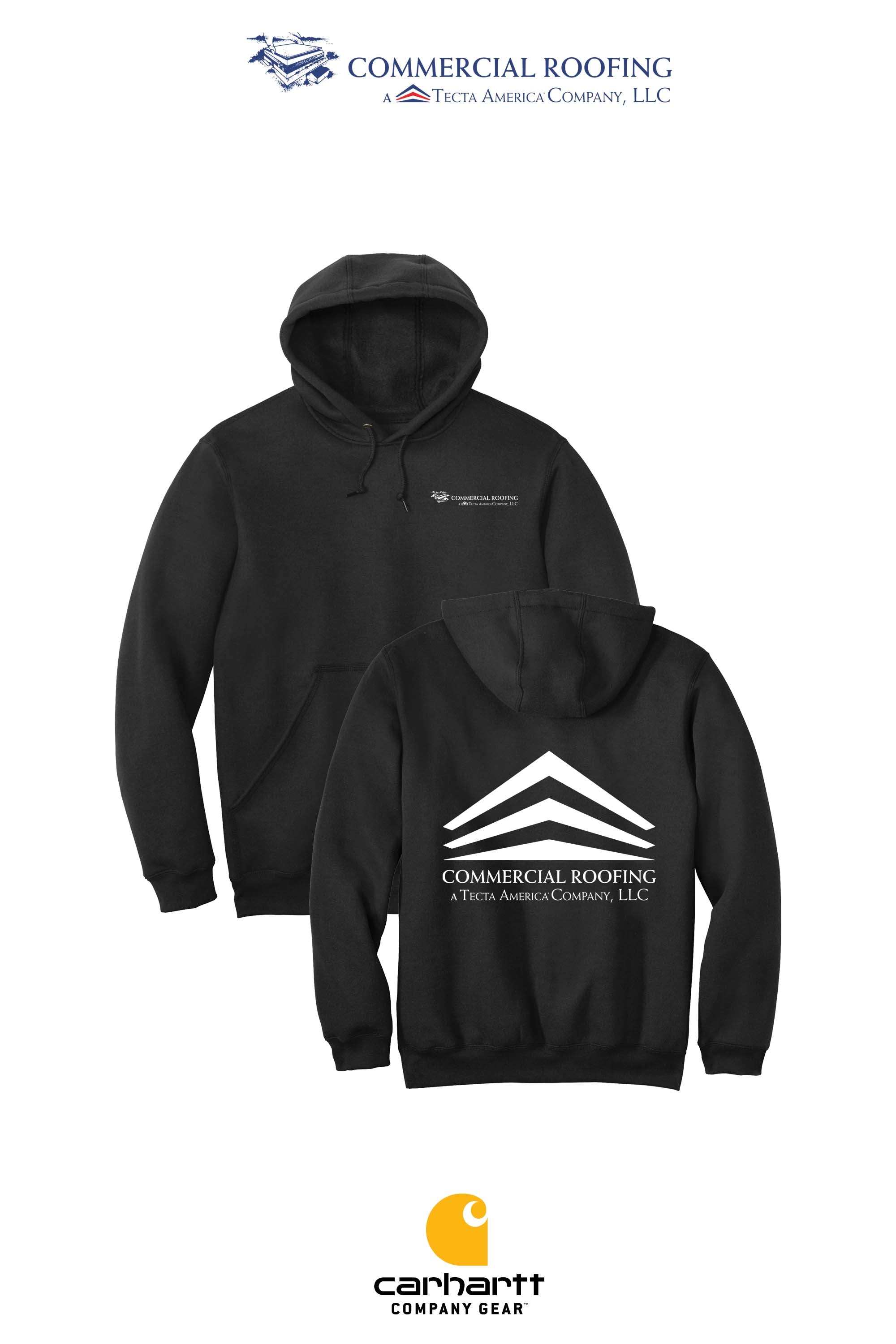 Carhartt® Midweight Hooded Sweatshirt - Commercial Roofing