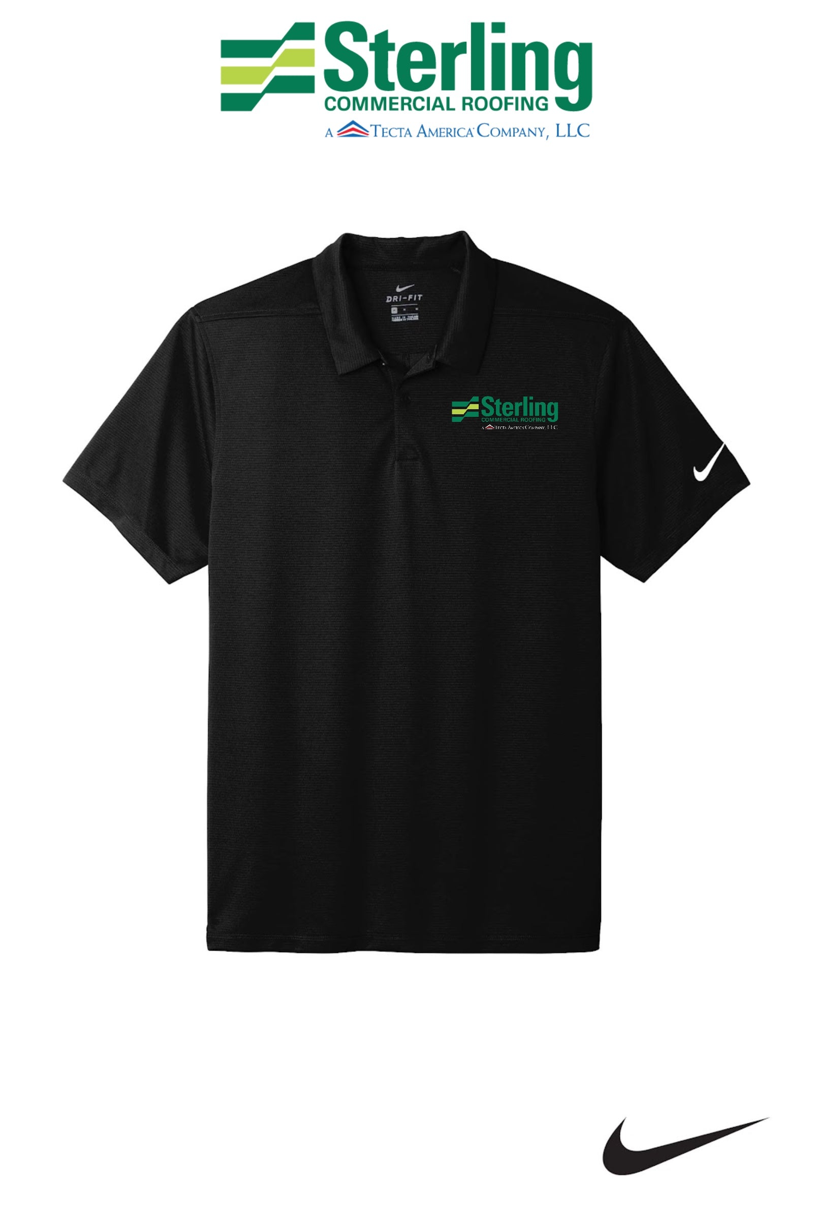 Nike Dry Essential Solid Polo - Sterling, A Tecta American Company LLC