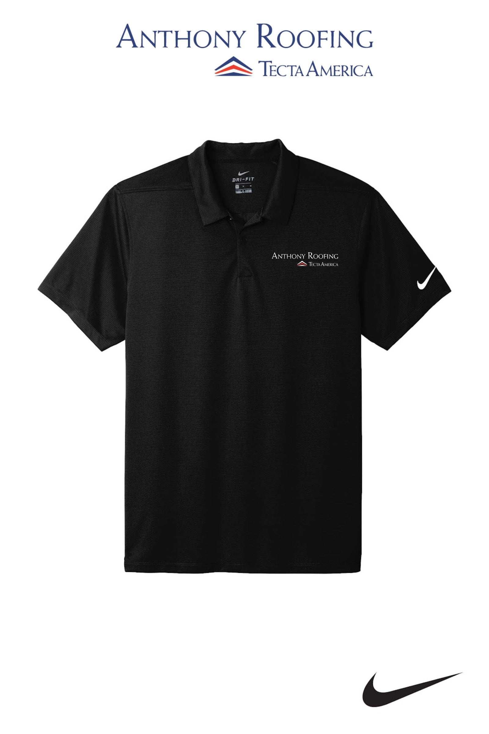 Nike Dry Essential Solid Polo - Anthony Roofing