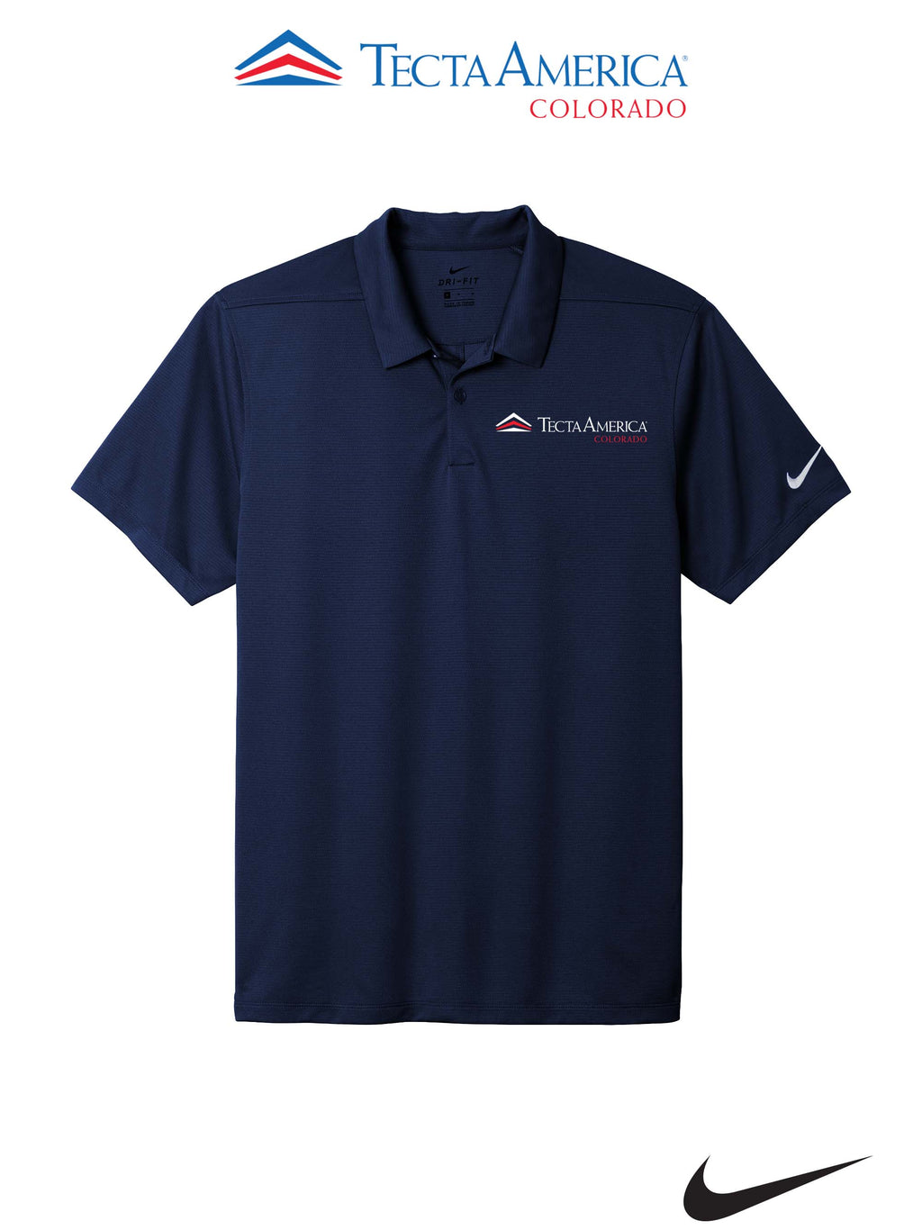Nike Dry Essential Solid Polo - Monument Roofing of Colorado