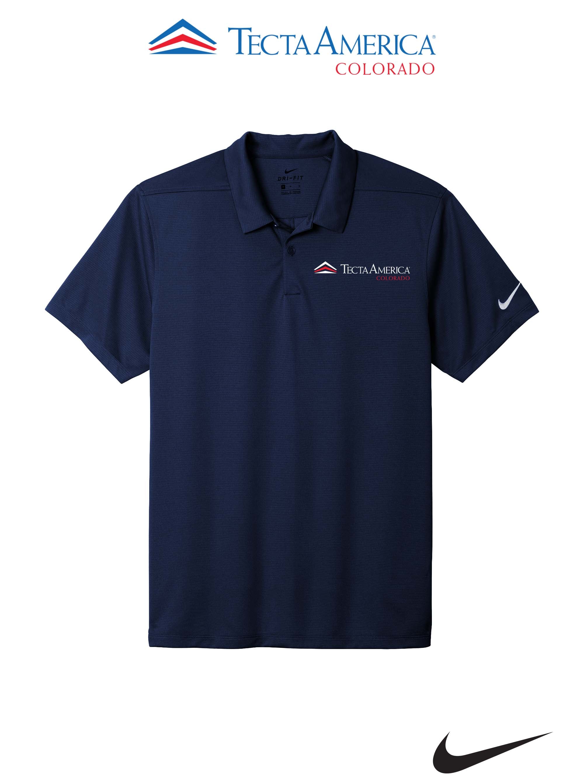 Nike Dry Essential Solid Polo - Monument Roofing of Colorado