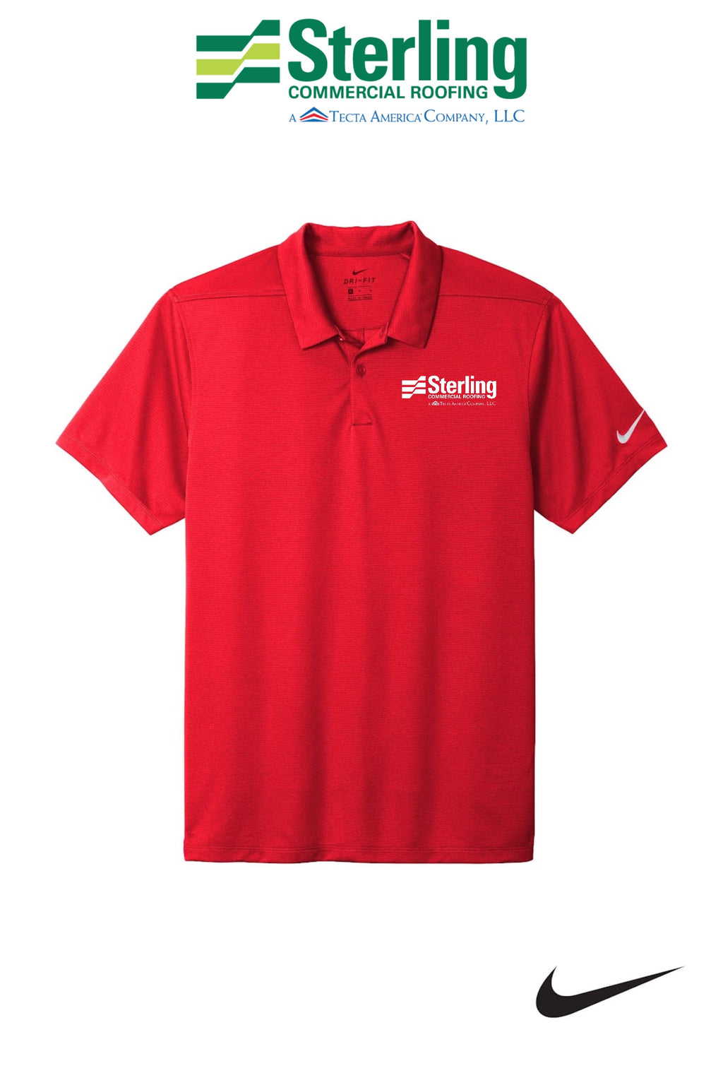 Nike Dry Essential Solid Polo - Sterling, A Tecta American Company LLC