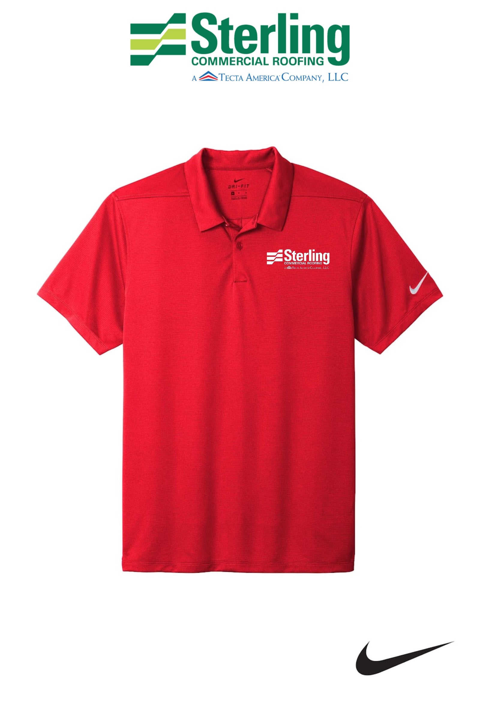 Nike Dry Essential Solid Polo - Sterling, A Tecta American Company LLC