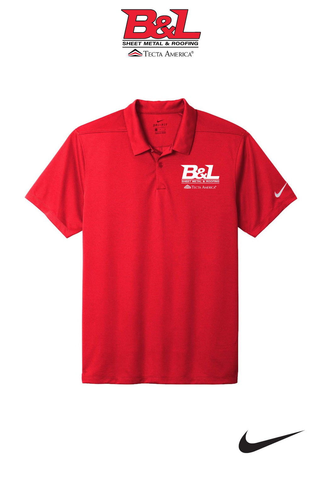 Nike Dry Essential Solid Polo - B&L Sheet Metal & Roofing