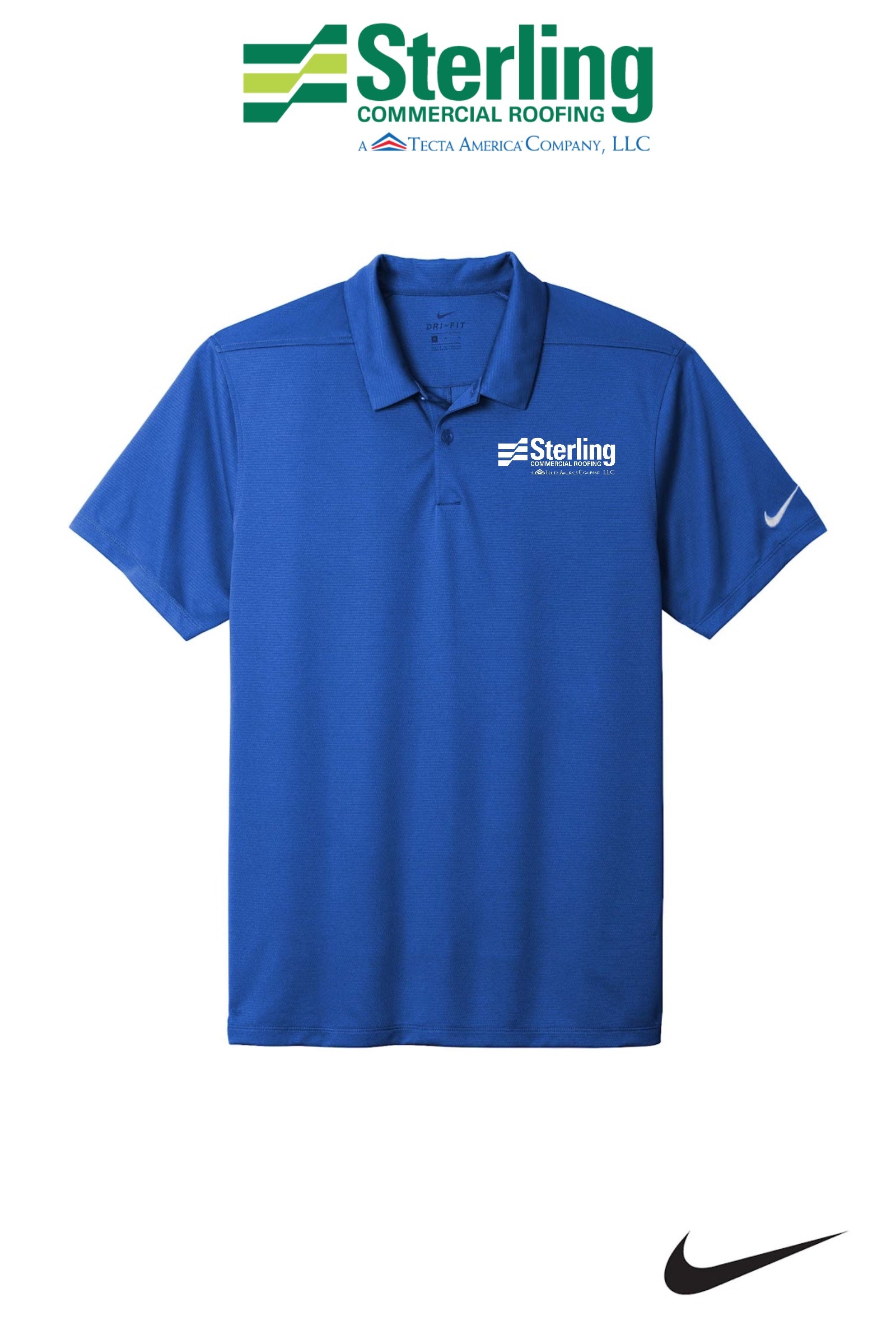 Nike Dry Essential Solid Polo - Sterling, A Tecta American Company LLC