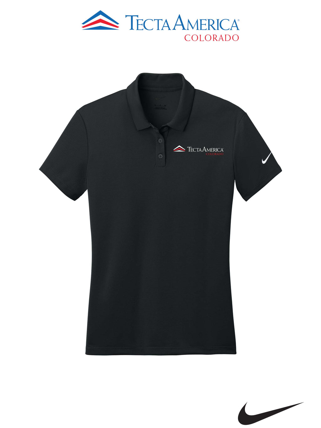 Nike Women's Dry Essential Solid Polo - Monument Roofing of Colorado