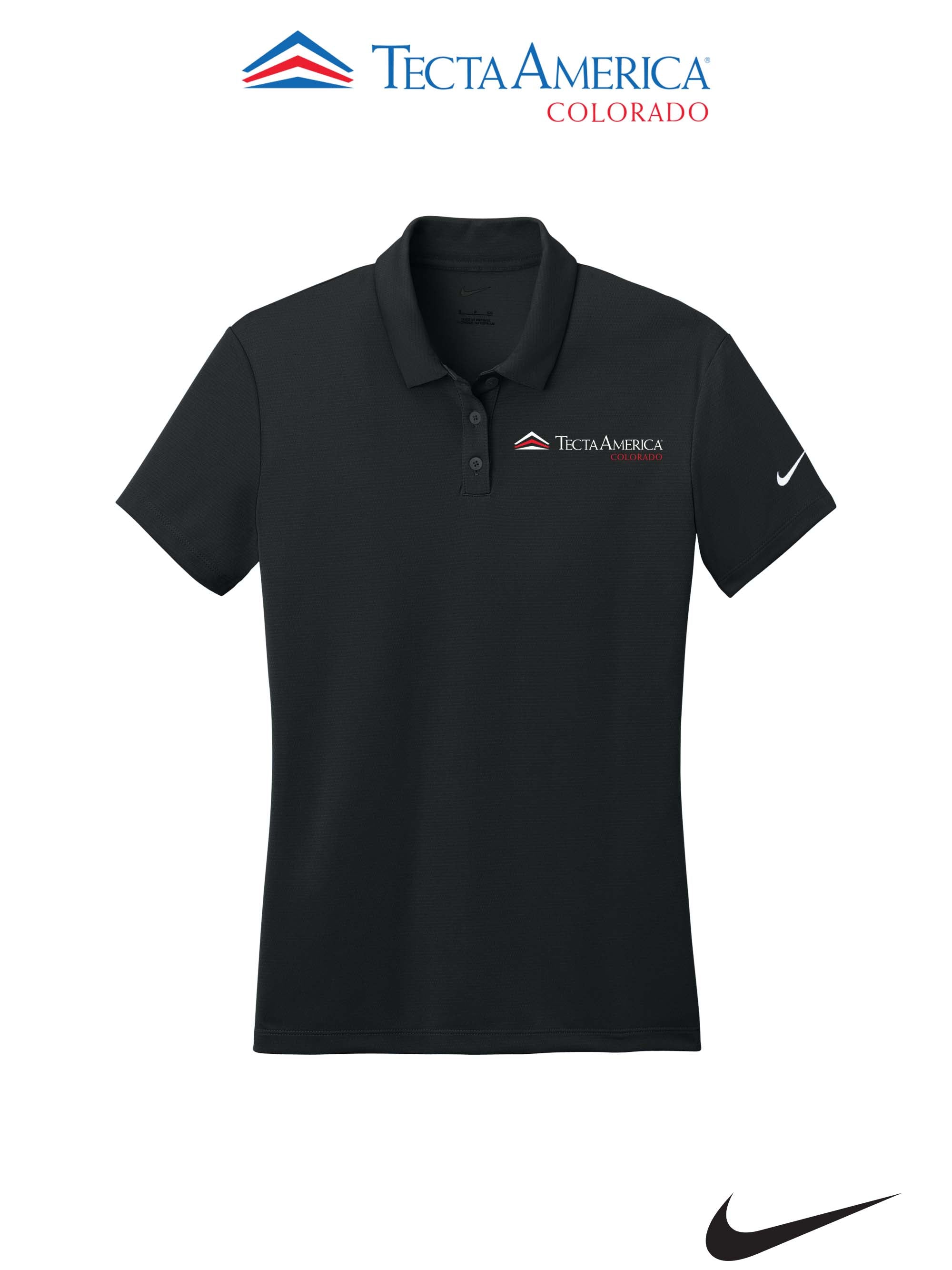 Nike Women's Dry Essential Solid Polo - Monument Roofing of Colorado