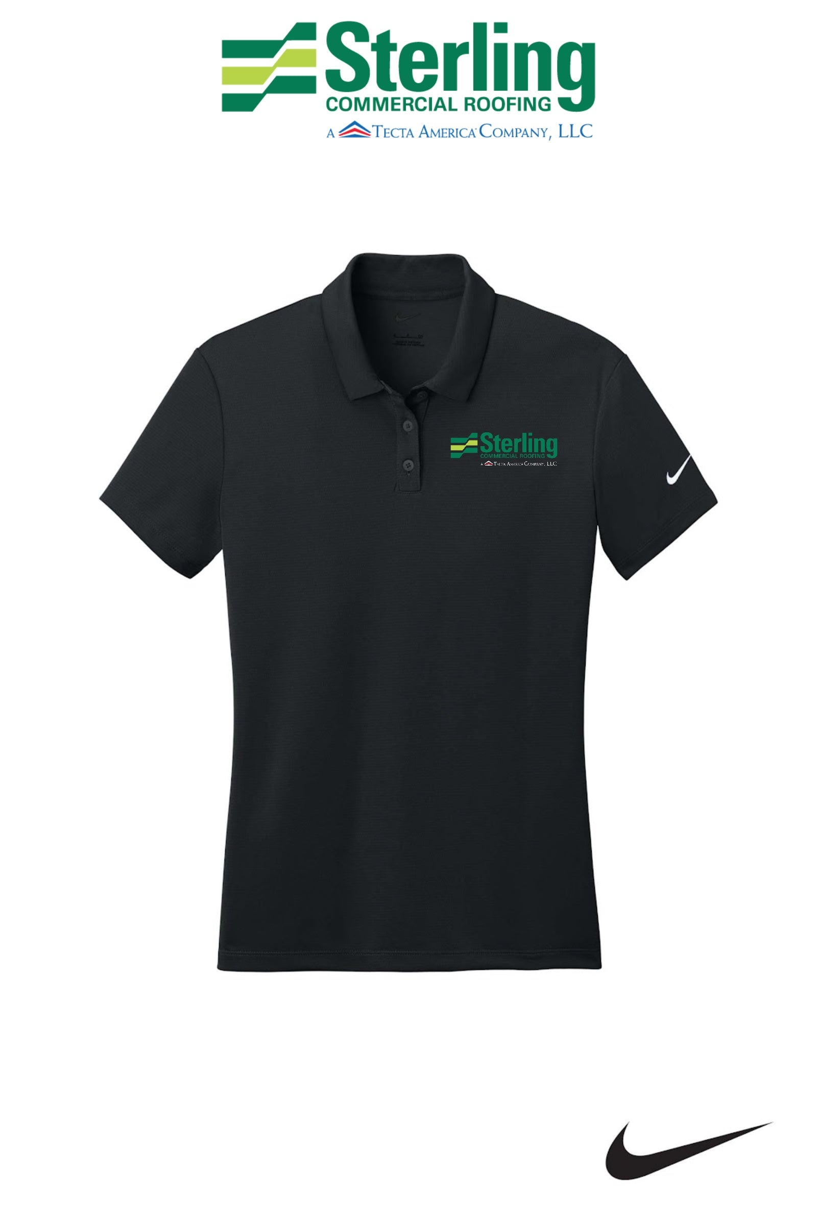 Nike Women's Dry Essential Solid Polo - Sterling, A Tecta American Company LLC
