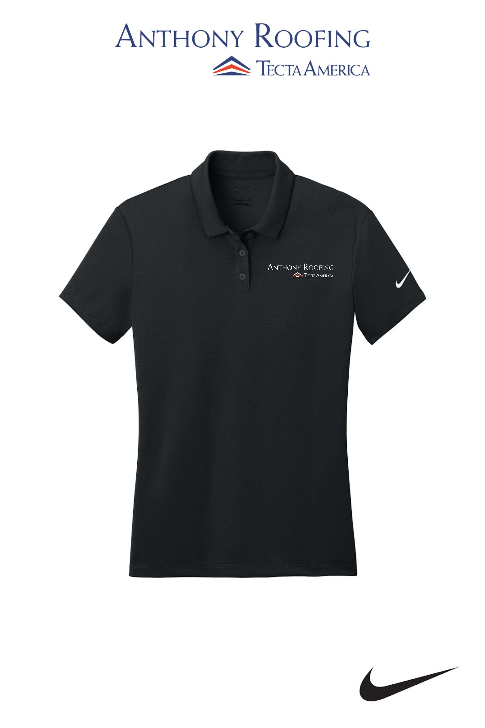 Nike Women's Dry Essential Solid Polo - Anthony Roofing