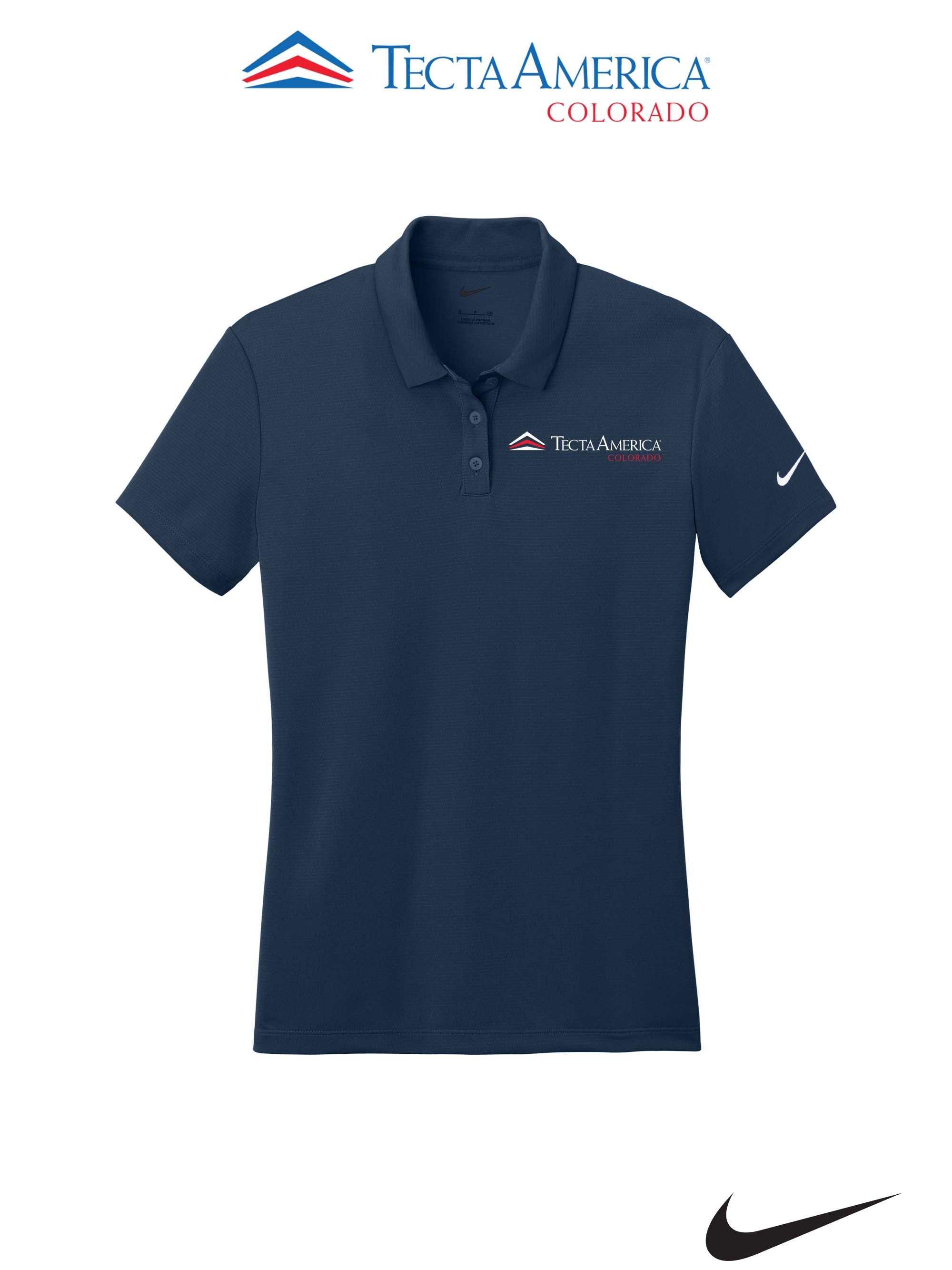 Nike Women's Dry Essential Solid Polo - Monument Roofing of Colorado