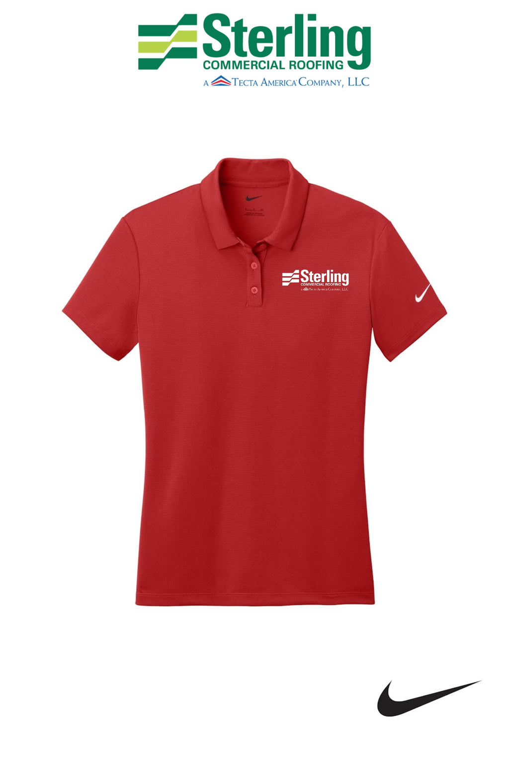 Nike Women's Dry Essential Solid Polo - Sterling, A Tecta American Company LLC