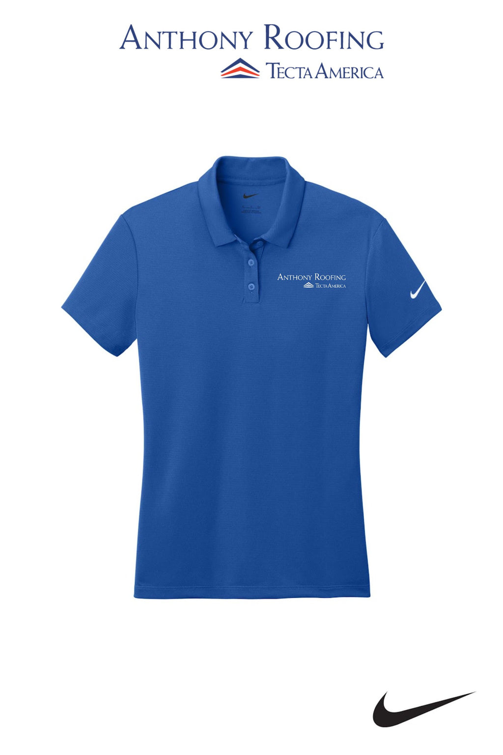 Nike Women's Dry Essential Solid Polo - Anthony Roofing