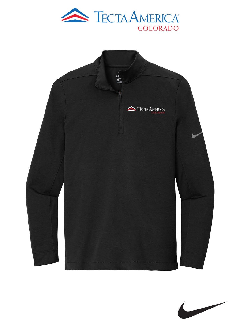 Nike Dry 1/2-Zip Cover-Up - Monument Roofing of Colorado